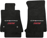 2016-2019 Chevy Camaro Floor Mats - VELOURTEX Lloyds Mats - Ebony