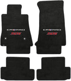 2016-2019 Chevy Camaro Floor Mats - VELOURTEX Lloyds Mats - Ebony