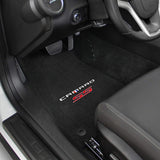 2016-2019 Chevy Camaro Floor Mats - VELOURTEX Lloyds Mats - Ebony