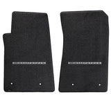 Camaro 2010-2015 2 Piece Floor Mats - Ultimat Lloyds Mats with Camaro Logo Script: Jet Black