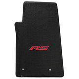 Camaro 2010-2015 2 Piece Floor Mats - Ultimat Lloyds Mats with RS Logo Script: Jet Black