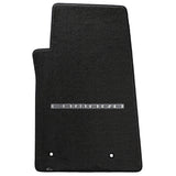 Camaro 2010-2015 4 Piece Floor Mats - Ultimat Lloyds Mats with Camaro Logo Script: Jet Black