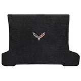 C7 Corvette Stingray (Coupe) Cargo and Foor Mat Set  - Lloyds Mats with C7 Crossed Flags: Jet Black