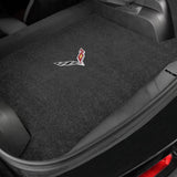 C7 Corvette Stingray (Coupe) Cargo and Foor Mat Set  - Lloyds Mats with C7 Crossed Flags: Jet Black