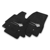 C7 Corvette Stingray Floor Mats - Lloyds Mats with C7 Stingray Logo and Stingray Script: Jet Black