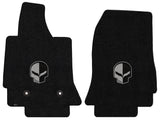 C7 Corvette Floor Mats - Lloyds Mats with Jake Logo: Jet Black