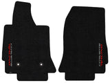 C7 Corvette Floor Mats - Lloyds Mats with Corvette Racing Script: Jet Black