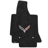 C7 Corvette Stingray (Coupe) Cargo and Foor Mat Set  - Lloyds Mats with C7 Crossed Flags: Jet Black